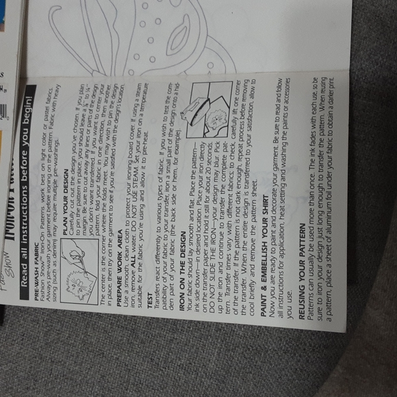 Vintage Iron-On Patterns to paint - Picture 4 of 5